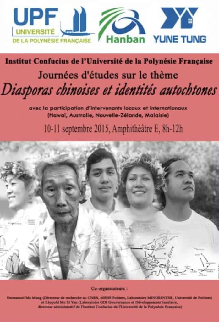 2015 : Colloque sur les Diasporas chinoise et identités autochtones