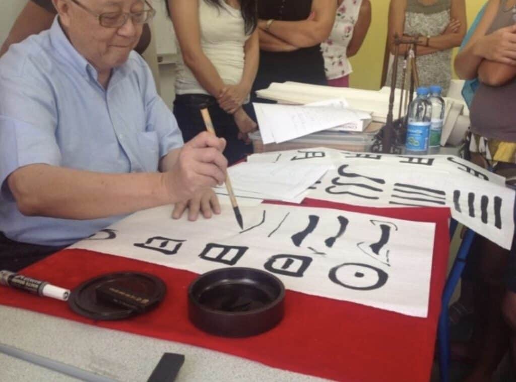 2015 : Nouvel An Chinois avec un calligraphe